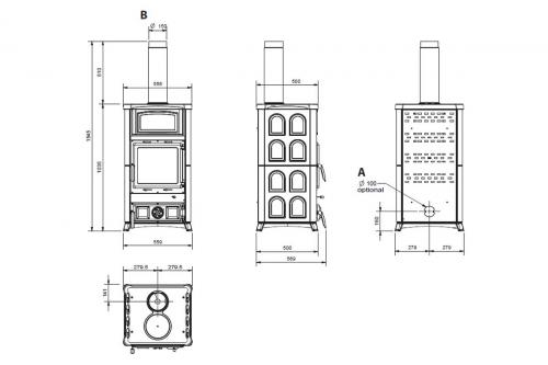 stove Concita from La Nordica